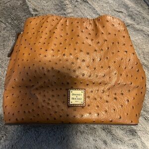 Dooney & Bourke Ostrich Leather Bag - Tan